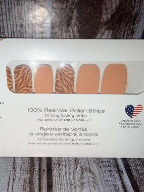 All Wild Up Color Street Nail Polish Strips Retired Animal Print Nail Art